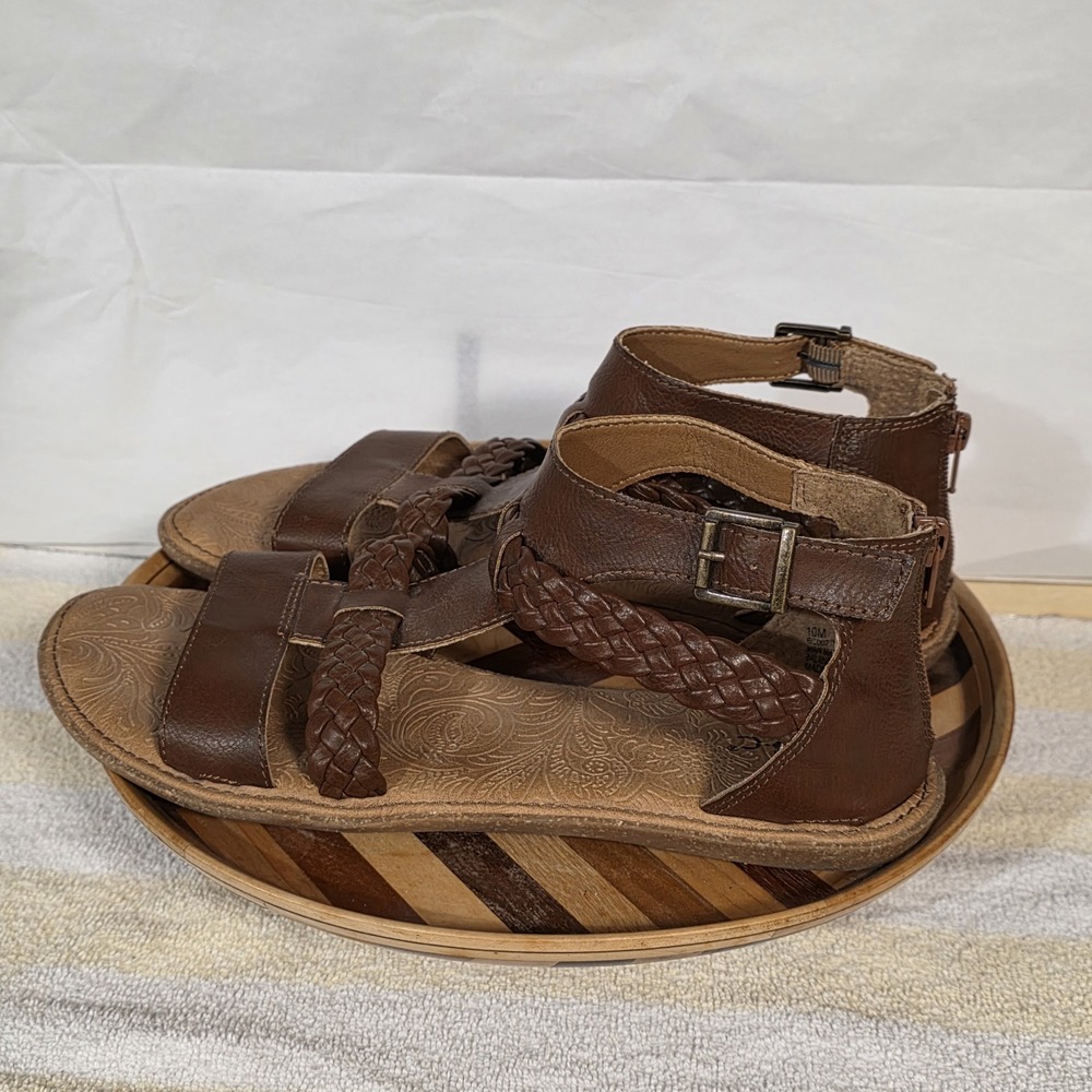 B.O.C by Born Women's Melinda Gladiator Sandal size 10 Brown Stappy - Picture 9 of 16